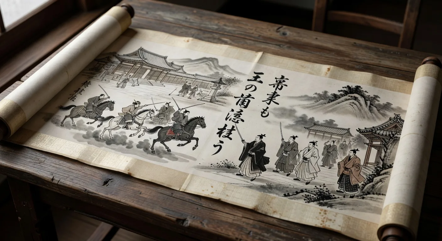 Ancient Japanese Scroll