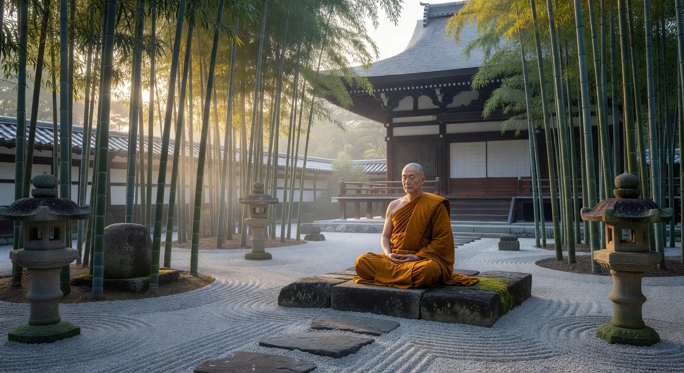 Zen Monk in Meditation